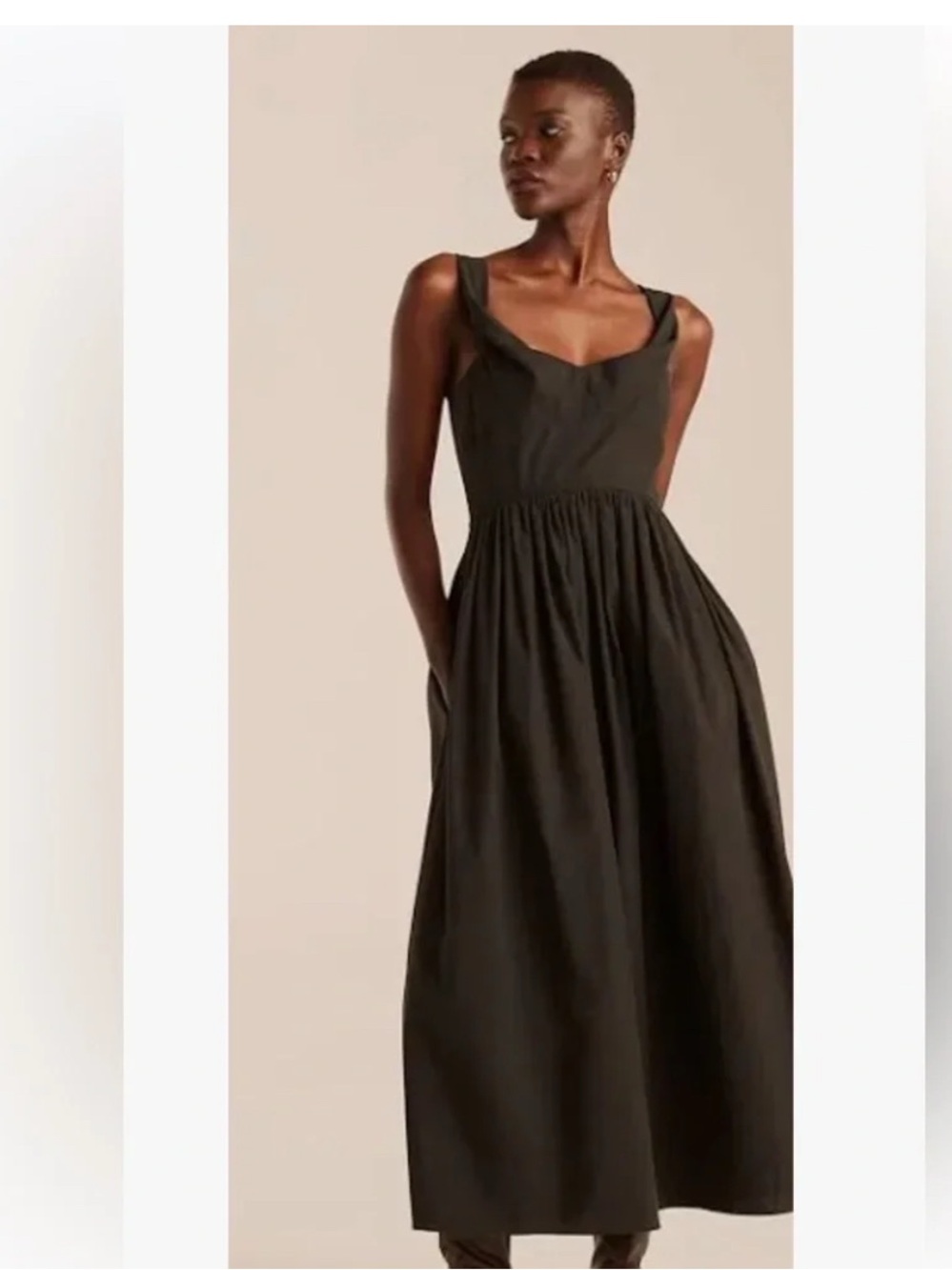 NWT REBECCA TAYLOR NAVY SLEEVELESS MIDI DRESS